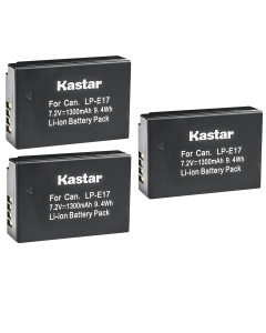 Kastar 3-Pack Battery Replacement for Saramonic VmicLink5 HiFi Wireless Microphone Systems