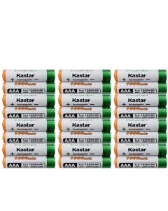 Kastar AA (24-Pack) Ni-MH 2700mAh Super High-Capacity Rechargeable Batteries Pre-Charged.