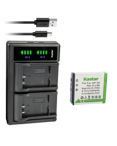 Kastar 1-Pack FNP-50 Battery and LTD2 USB Charger Replacement for Fujifilm FinePix F50FD, FinePix F60FD, FinePix F70EXR, FinePix F75EXR, FinePix F80EXR, FinePix F85EXR, FinePix F100FD, FinePix F200EXR