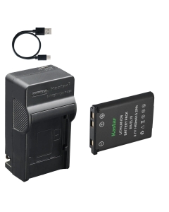 Kastar 1-Pack Battery and AC & USB-C Charger, Compatible with Nikon EN-EL10 and Nikon Coolpix S60 S80 S200 S210 S220 S230 S500 S510 S520 S570 S600 S700 S3000 S4000 S5100 Digital Cameras