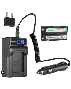 Kastar 1-Pack Ei-D-Li1 Battery and LCD AC Charger Compatible with Trimble 29518, 46607, 52030, 54344, 38403, 5700, 5800, 92600, R4, R6, R7, R8, R8 GPS, R8 GNSS, MT1000