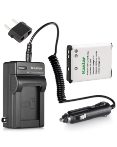 Kastar Battery and Charger EN-EL19 Replacement for Nikon MH-66 Coolpix A100 S32 S100 S3200 S3300 S3400 S3500 S3600 S3700 S4300 S4400 S5200 S5300 S6500 S6600 S6800 S6900 S7000 and NP-BJ1 DSC-RX0