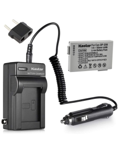Kastar BP-208 Battery (1-Pack) and Charger Kit for Canon DC10/19 DC20 DC21 DC22 DC40 DC50 DC51 DC95 DC100 DC200/201/210/211 DC220/230 Elura 100 FVM300 IXY DVS1 MVX1Si/430/450/460 Optura S1 VIXIA HR10