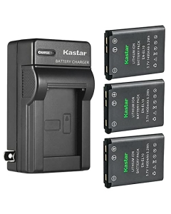 Kastar 3-Pack Battery and AC Wall Charger Replacement for Nikon EN-EL10 Battery MH-63 Charger Coolpix S60 S80 S200 S202 S203 S210 S220 S230 S500 S510 S520 S520B S570 S600 S700 S3000 S4000 S5100 Camera