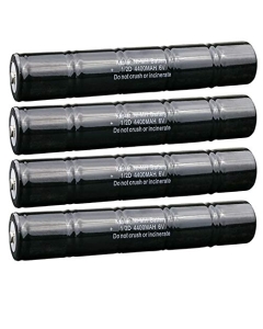 Kastar 4-Pack Ni-MH 4400mAh Battery Replacement for Sirchie Bluemaxx, BM500LED, BM500, BM520, BM525 Rechargeable Forensic Light with LED Bulb, BMK705, BMK705220, BMK755, BMK755220