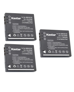 Kastar Battery (3-Pack) for Panasonic Lumix CGA-S008 DMW-BCE10 VW-VBJ10E BP-DC6 & Panasonic Lumix DMC-FX520 SDR-S25 SDR-S26 DMC-FS20 DMC-FX37 DMC-FX55 DMC-FX500 DMC-FS5 DMC-FX30 DMC-FX33 DMC-FX35