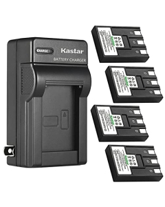 Kastar 4-Pack Battery and AC Wall Charger Replacement for Canon NB-3L NB-3LH Battery, Canon CB-2LU CB-2LUE Charger, Canon IXY Digital 30, IXY Digital 30a, IXY Digital 600, IXY Digital 700 Camera