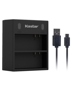 Kastar Dual USB Charger for GoPro AHDBT-201, AHDBT-301, AHDBT-302, Gopro3 and GoPro Hero3+, Hero3, HD Motorsports Hero, Surf Hero, Hero Naked, Hero 960, Hero HD 1080p