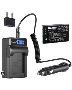 Kastar 1-Pack NP-60 NP60 Battery and LCD AC Charger Compatible with Universal Remote Control URC MX 950 MX-950, URC MX 980 MX-980, URC MX 990 MX-990, URC MX 1200 MX-1200, URC X8 X-8