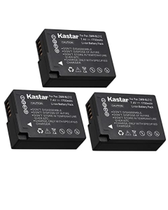 Kastar Battery (3-Pack) Replacement for Panasonic DMW-BLC12 DMW-BLC12E DMW-BLC12PP, Lumix DMC-FZ200, DMC-FZ1000, DMC-G5, DMC-G6, DMC-GH2, Leica BC-DC12 V-Lux 4 V-Lux 5, Sigma fp dp1 dp2 dp3 Quattro