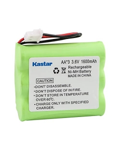 Kastar Ni-MH Battery 3.6V 1600mAh Replacement for Panasonic KX-TD7894 KX-TD7895 Rayovac RAY42 DS-900 JB-900 ME-900 PMG-3455 BATT-4165 PSPT3H4AAU41