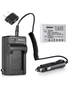 Kastar NB-5L Battery (1-Pack) and Charger for Canon PowerShot S100, S110, SD700, SD790, SD800, SD850, SD870 is, SD880, SD890, SD900, SD950, SD970 is, SD990 is, SX200 is, SX210 is, SX220 is, SX230 HS