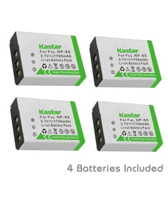 Kastar Battery (4-Pack) for Fujifilm NP-85, BC-85, BC-85A Work with Fujifilm FinePix S1, FinePix SL240, FinePix SL260, FinePix SL280, FinePix SL300, FinePix SL305, FinePix SL1000 Cameras
