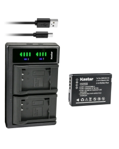 Kastar 1-Pack DMW-BCG10 Battery and LTD2 USB Charger Replacement for Panasonic Lumix DMC-ZS5, Lumix DMC-ZS6, Lumix DMC-ZS7, Lumix DMC-ZS8, Lumix DMC-ZS9, Lumix DMC-ZS10, Lumix DMC-ZS15