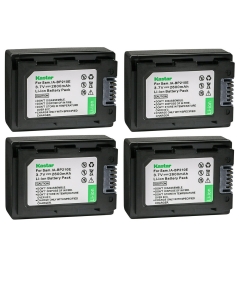 Kastar Battery 4-Pack Replacement for Samsung IA-BP420E, IA-BP210E, IA-BP210R, IA-BP105R Battery, Samsung SMX-F50SN, SMX-F50UN, SMX-F50BP, SMX-F50BN/XAA, SMX-F50SN/XAA, SMX-F53, SMX-F54 Camera