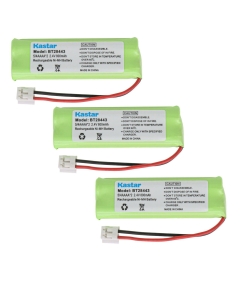 Kastar Cordless Battery (3 Pack), Ni-MH 2.4V 800mAh, Replacement for BT-18443 BT-28443 89-1337-00-00 VTech LS-6115 LS-6117 LS-6125 LS6126 LS6225 Wireless Home Handset Telephone