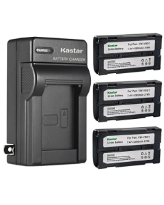 Kastar 3-Pack Battery and AC Wall Charger Replacement for VLH100L, VM645LA, VM835LA, VM945LA, VM955LA VMD865, VMD865LA, VMD873LA, VMD875LA, VMD965, VMD965LA, VMD975LA VME340A, VME340LA, VME350A