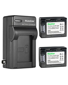 Kastar 2-Pack Battery and AC Wall Charger Replacement for Samsung SMX-F501, SMX-F501BN, SMX-F501BP, SMX-F530, SMX-F530BN, SMX-F530BP, SMX-F70, SMX-F70BP, SMX-F70SP, SMX-F70BN, SMX-F700, SMX-F700BP