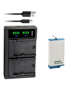 Kastar 1-Pack Battery and LTD2 USB Charger Compatible with GoPro Max, GoPro Max SPCC1B, ACDBD-001 ACBAT-001 ACCBAT-001, CHDHZ-201 CHDHZ201 Battery, GoPro MAX 360 Waterproof Degree 5.6K Action Camera