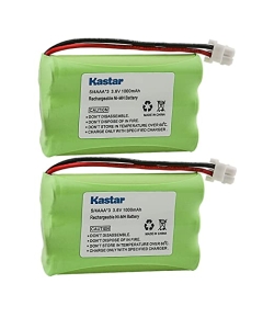 Kastar 2-Pack 5/4AAA3.6V Ni-MH Battery Replacement for Sharp FO-CC550, FO-K01, UX-BA01, UX-CC500, UX-CD600, UX-D600, UX-CL220, UX-K01, UX-K02, GP 80AAALH3BML, Empire CPH-488J