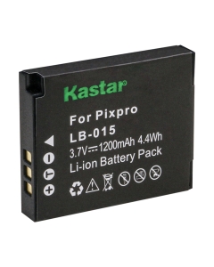 Kastar LB015 Battery 1-Pack Replacement for Kokad LB-015 Rechargeable Lithium-ion Battery and Kokad PIXPRO WPZ2 Digital Camera