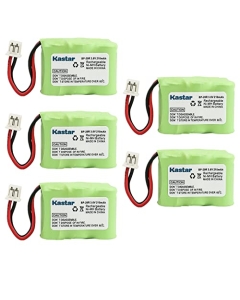 Kastar 5-Pack Battery Replacement for Dogtra Receiver 175NCP, 200NCP, 202NCP, 280NCP, 282NCP, 300M, 302M, Receiver 7000M, Receiver 7002M, Receiver EF-3000 Old, YS-500 Tapper Stopper Collar