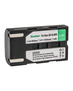 Kastar SB-LSM80 7.4V 1000mAh Li-Ion Battery Replacement for Samsung VP-D963 VP-D964 VP-D965 VP-DC161 VP-DC163 VP-DC165 VP-DC171 VP-DC172 VP-DC173 VP-DC175 VP-DC563 VP-DC565 VP-DC575 Video Cameras