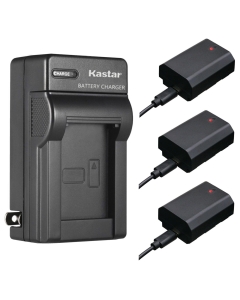 Kastar 3-Pack USB-C Battery and AC Wall Charger Replacement for Sony NP-FZ100, NP-FZ100 PRO Battery, BC-QZ1, NPA-MQZ1K Charger, Camera Grip VG-C3EM, Sony Alpha α7 α9 α6600 α6700 ZV-E1 FX3 FX30 Camera