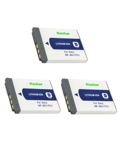 Kastar 3-Pack NP-BD1 Battery 3.7V 1100mAh Replacement for Sony Cyber-Shot DSC-T90, Cyber-Shot DSC-T200, Cyber-Shot DSC-T300, Cyber-Shot DSC-T500, Cyber-Shot DSC-T700, Cyber-Shot DSC-T900 Camera
