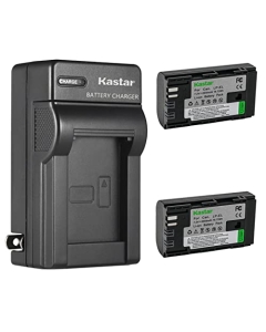 Kastar 2-Pack Battery and AC Wall Charger Replacement for Canon LP-EL Lithium-Ion Battery Pack, Canon 4307C002 Battery, Canon Speedlite EL-5 Flash Light