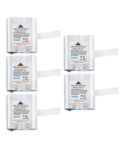 Kastar 5-Pack Ni-MH Battery 3.6V 1200mAh Replacement for Midland BATT10 BATT-10, Midland X-Talker T75 T-75, Midland X-Talker T77 T-77, Midland X-Talker T79 T-79 Two Way Radios