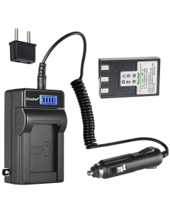 Kastar 1-Pack NB-1LH Battery and LCD AC Charger Compatible with Canon IXY Digital 450, IXY Digital 500, IXY Digital S200, IXY Digital S230, IXY Digital S330, Digital IXUS 200a, Digital IXUS 300 Camera