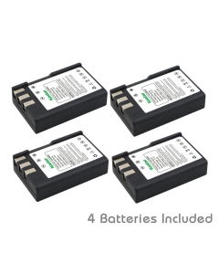 Kastar Battery (4-Pack) for Nik EN-EL9, EN-EL9a, MH-23 Work with Nik D3000, D5000, D40, D60, D40X SLR Cameras