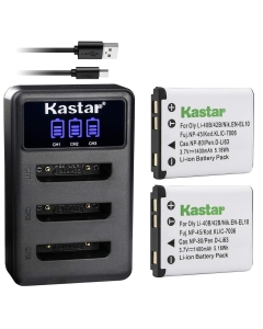 Kastar Battery (X2) & LCD Dual Charger for Cas NP-80 & Exilim EX-G1 EX-H5 EX-H50 EX-JE10 EX-N1 EX-N5 EX-N10 EX-N20 EX-S8 EX-S9 EX-Z1 Z2 EX-Z16 Z28 Z37 Z88 EX-Z370 EX-ZS6 EX-ZS50 ZS150 QV-R70 R200…