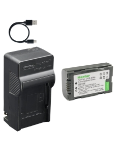 Kastar 1-Pack CGA-D08 Battery AC & USB-C Charger Replacement for Panasonic CGA-D07 CGR-D110 AG-DVX100 AG-HVX200 AG-HPX250 AG-DVC30 AG-DVC60 AG-DVC80 and Hitachi DZ-BP14 DZ-MV100 DZ-MV200 Camcorder