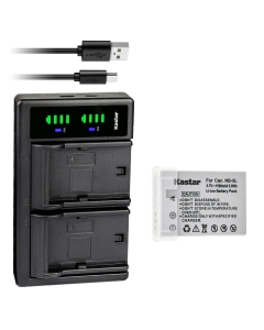 Kastar 1-Pack Battery and LTD2 USB Charger Replacement for Canon NB-5L NB5L, NB-5LH NB5LH, 1135B001 Battery, Canon CB-2LX CB-2LXE Charger, Canon Digital IXUS 870 is, IXY Digital 910 is Cameras