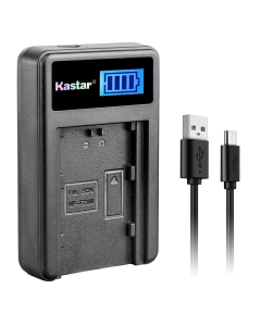 Kastar LCD Slim USB Charger for Sony NP-FZ100 NPFZ100 Battery, BC-QZ1 Charger and Sony Alpha 9, Sony α9, Sony Alpha 9R, Sony α9R, Sony Alpha 9S, Sony α9S, Sony α7R III 35mm Full-frame Camera ILCE-7RM3