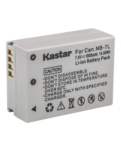 Kastar Battery (1-Pack) for Canon NB-7L, CB-2LZE Work with Canon PowerShot G10, PowerShot G11, PowerShot G12, PowerShot SX30 is Digital Cameras