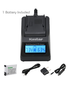 Kastar Ultra Fast Charger and AHDBT-002 Battery (1-Pack) Replacement for GoPro AHDBT-001, AHDBT-002 Work with GoPro HD HERO1, HERO2, GoPro Original HD Hero Cameras