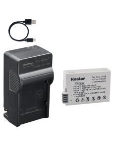 Kastar 1-Pack Battery and AC & USB-C Charger, Compatible with Canon LP-E8 LC-E8, EOS Rebel T2i, T3i, T4i, T5i, 550D, 600D, 650D, 700D, Kiss X4, Kiss X5, Kiss X6 Cameras