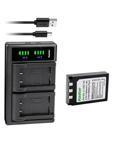 Kastar 1-Pack Li-10B Battery and LTD2 USB Charger Compatible with Olympus Stylus 500, Stylus 500 Digital, Stylus 600, Stylus 600 Digital, Stylus 800, Stylus 810, Stylus 810 Digital, Stylus 1000 Camera