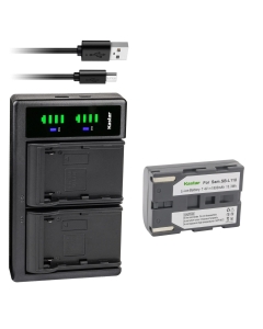Kastar 1-Pack SB-L110 Battery and LTD2 USB Charger Replacement for Samsung VP-D87 VP-D87i, VP-D903, VP-D93, VP-D97, VP-D99 VP-D99i, SC-D130, SC-D180, SC-D530, SC-D55, SC-D590 SC-D590 (T), SC-D60