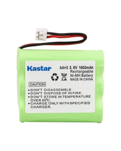 Kastar 1-Pack AAX3 3.6V 1600mAh EH Ni-MH Rechargeable Battery for Motorola, Radio Shack, Sanyo Series Cordless Phone (Check Your Cordless Phone Model Down)