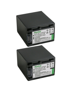 Kastar 2-Pack NP-FV100 Battery 7.2V 5750mAh Replacement for Sony NP-FV30, NP-FV40, NP-FV50, NP-FV70, NP-FV70A, NP-FV90, NP-FV100 Battery, Sony BC-TRV, BC-VH1, AC-VQH10 Charger