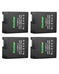 Kastar 4-Pack Replacement Battery 3.85V 1900mAh Compatible with GoPro HERO13 Black Camera (Enduro Battery Type)