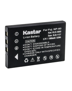 Kastar 1-Pack Battery Replacement for Samsung SLB-1037 SLB-1137 SBC-47, Samsung Digimax U-CA505 Digimax U-CA501 Digimax U-CA5 Digimax U-CA401 Digimax U-CA4 Digimax V10 Digimax V700 Digimax V800