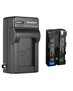 Kastar 1-Pack NP-F580 Battery 3500mAh and AC Wall Charger Replacement for Blackmagic Design Video Recording Monitor, FEELWORLD On-Camera Monitor, ANDYCINEI On-Camera Monitor, Lilliput Field Monitor