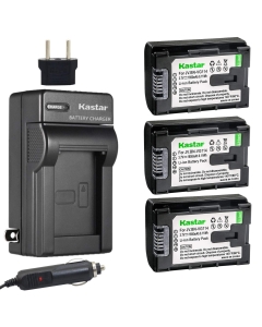 Kastar BN-VG114 Battery (3-Pack) and Charger Kit for JVC BN-VG107 BN-VG107U BN-VG108U BN-VG108E BN-VG114 BN-VG114U BN-VG114US Rechargeable Lithium-ion Battery