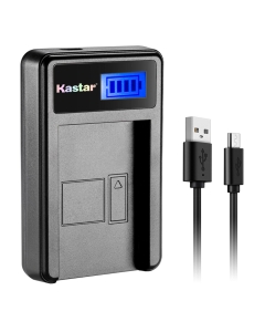 Kastar LCD Slim USB Charger for NP-FW50 and Sony Alpha 6300 Alpha 6500 ILCE-QX1 Alpha 7 7R 7R II 7S a7R a7S a7R II a5000 a5100 a6000 a6300 NEX-7 DSC-RX10 DSC-RX10 II III 7SM2 ILCE-7R 7S