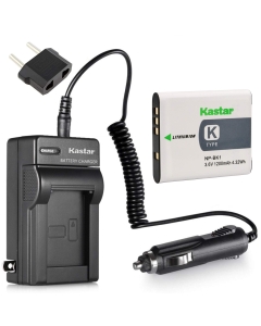 Kastar Battery (1-Pack) and Charger Kit for Sony NP-BK1, BC-CSK work with Sony Bloggie MHS-CM5, MHS-PM5, Cyber-shot DSC-S750, DSC-S780, DSC-S950, DSC-S980, DSC-W180, DSC-W190, DSC-W370, Webbie MHS-PM1 Cameras